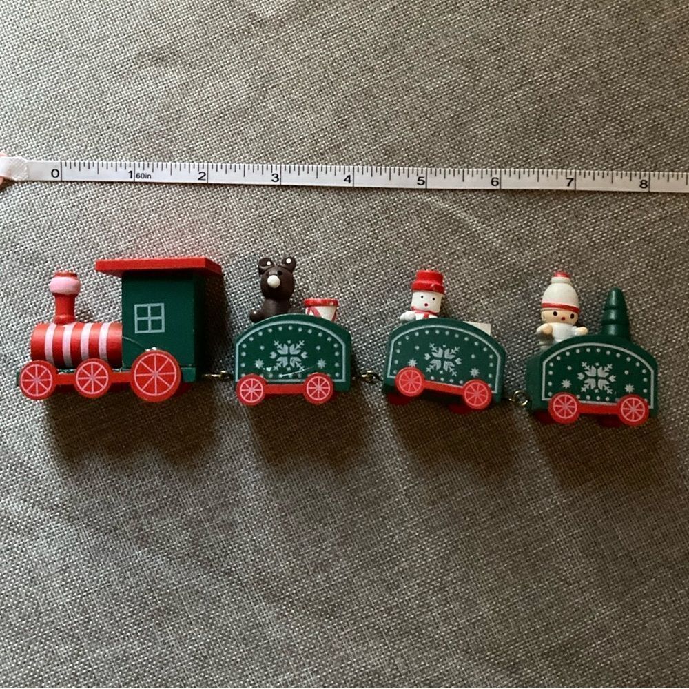 Wood Toy Train Set - Picture 6 of 6